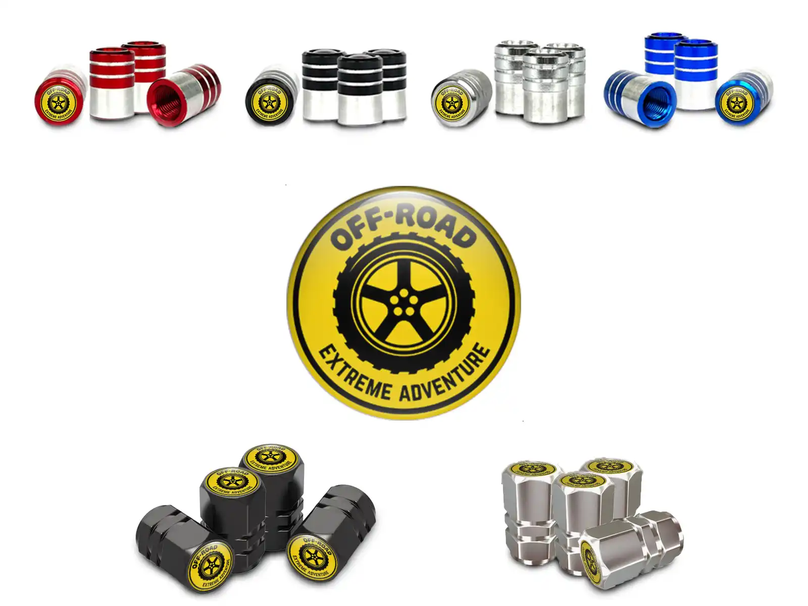Rim Valve Covers for Car Pro Style Edition